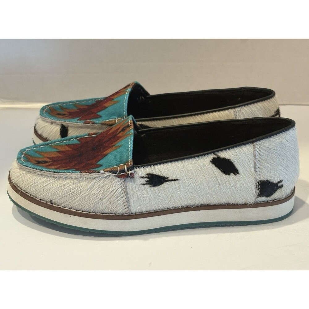 Myra Bag Women's Effervescent Sneakers, featuring a cowhide hair-on-hide body